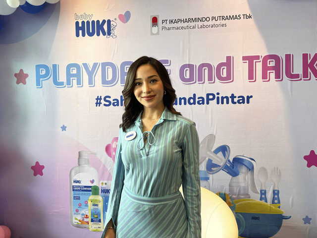 Nikita Willy dalam acara Playdate bersama Baby HUKI di Jakarta Selatan, Senin (28/4/2025). Foto: Eka Nurjanah/kumparan