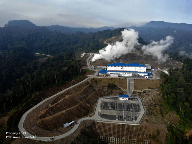 Proyek Pertamina Geothermal Energy (PGE) Lumut Balai. Foto: Dok. Pertamina