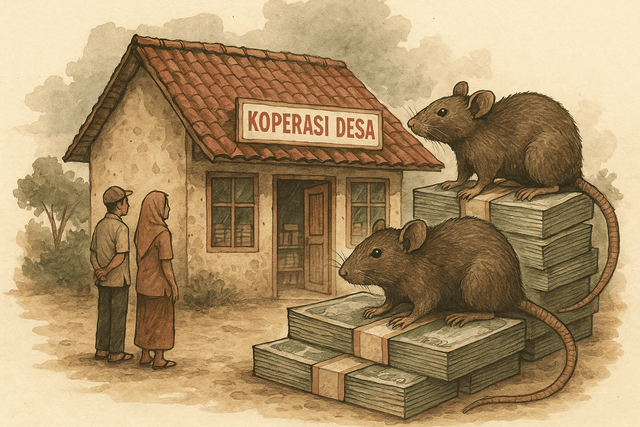 Ilustrasi Membangun Koperasi di Tengah Budaya Patronase; Peluang Menyemai Sarang Tikus | Doc. Pribadi
