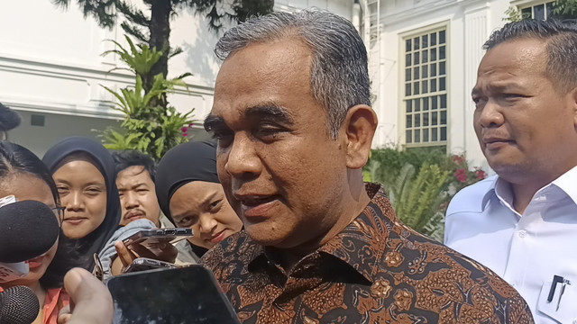 Ketua MPR RI Ahmad Muzani mengunjungi Istana Negara, Jakarta Pusat, Selasa (29/4/2025). Foto: Zamachsyari/kumparan