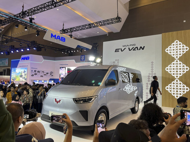Peluncuran Wuling EV Van di PEVS 2025. Foto: Fitra Andrianto/kumparan