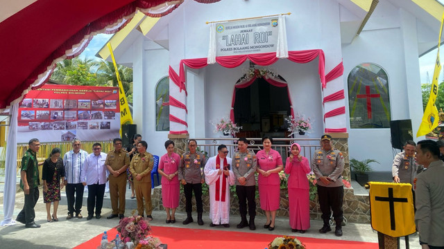 Peresmian Gereja GMIBM Lahai Roi di Mako Polres Bolmong.
