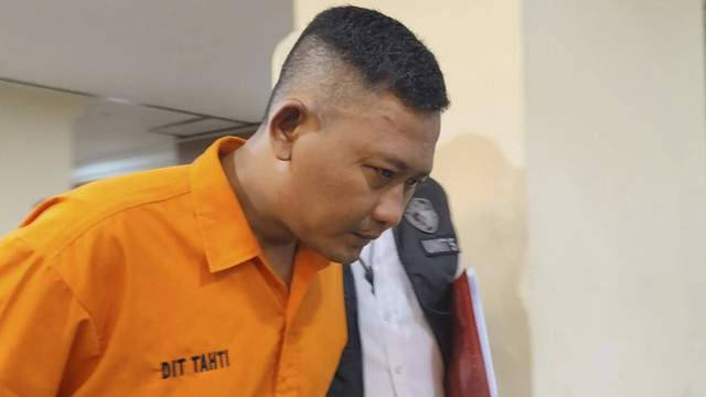 Pelaku pembunuhan balita di Tangerang, Heri Budiman. Foto: Jonathan Devin/kumparan