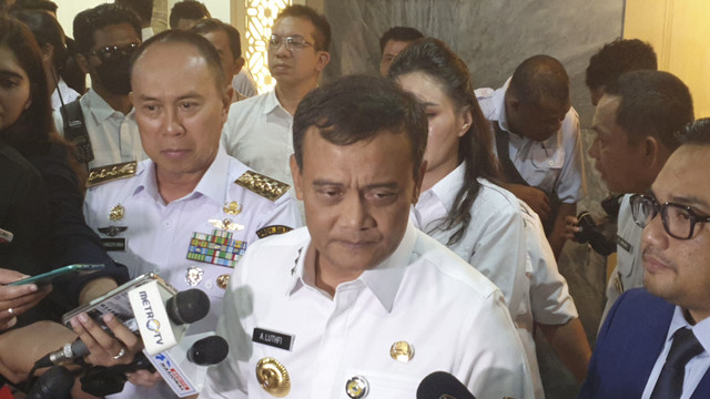 Gubernur Jawa Tengah, Ahmad Luthfi di gedung Parlemen, Senayan, Jakarta Pusat pada Rabu (30/4/2025). Foto: Abid Raihan/kumparan