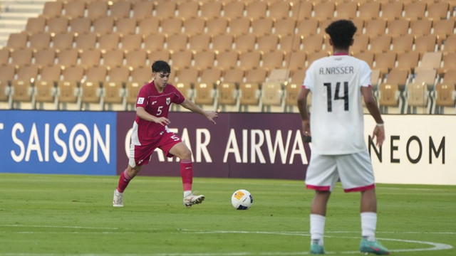 Mat Baker saat membela Timnas Indonesia U-17 di Piala Asia U-17 2025. Foto: Dok. PSSI