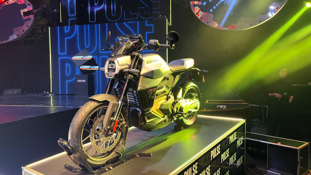 Luncuran motor listrik baru Can-AM Foto: Trio Bagus Witjaksono/kumparan