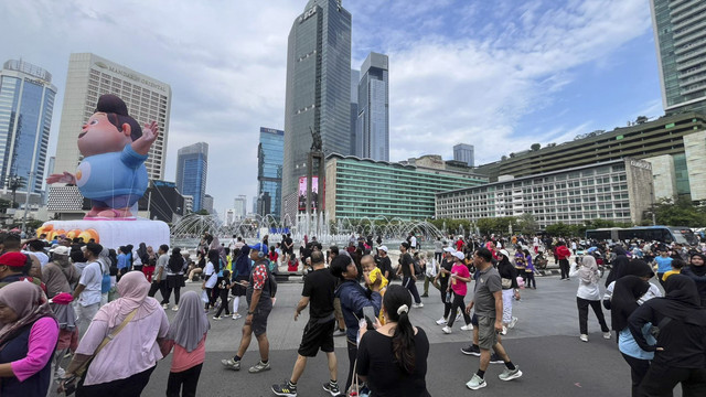 Suasana Car Free Day di Jakarta, Minggu (4/5/2025). Foto: Haya Syahira/kumparan