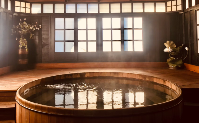 tempat berendam di garut estetik. Foto Hanya Ilustrasi Bukan Tempat Sebenarnya. Sumber Foto: Unsplash/Cloris Ying