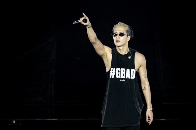 Jackson Wang umumkan single "BUCK" dari album terbaru MAGIC MAN 2 di Konser GOT7. Foto: 88rising