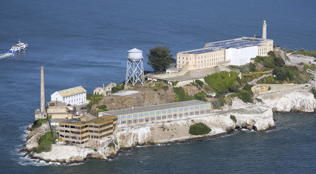Penjara Alcatraz di AS. Foto: Fred Greaves/Reuters