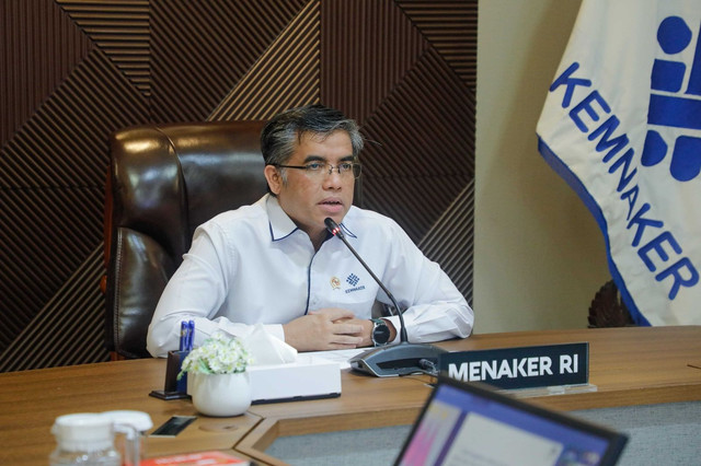 Menteri Ketenagakerjaan (Menaker) Yassierli. Foto: Kemnaker RI