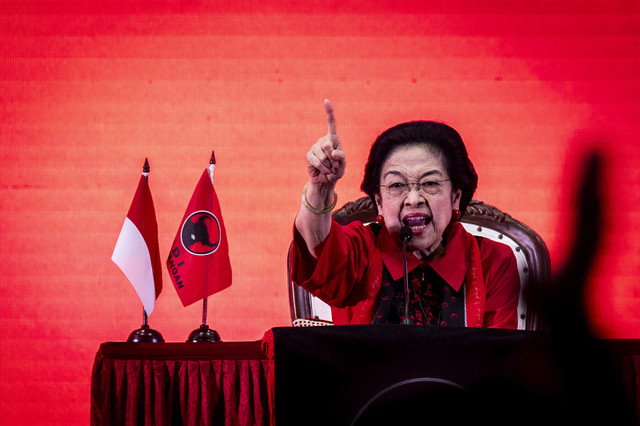 Ketua Umum PDI Perjuangan Megawati Soekarnoputri, Kamis (8/5/2025). Foto: Bayu Pratama S/ANTARA FOTO