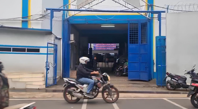 Suasana di depan sekolah Waskito di Pamulang, Tangsel. Dok: Istimewa.