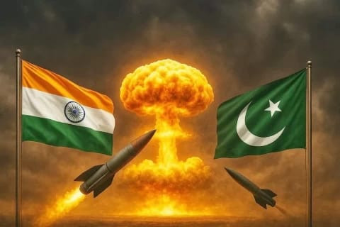 Ilustrasi perang India-Pakistan. Sumber: iStock 
