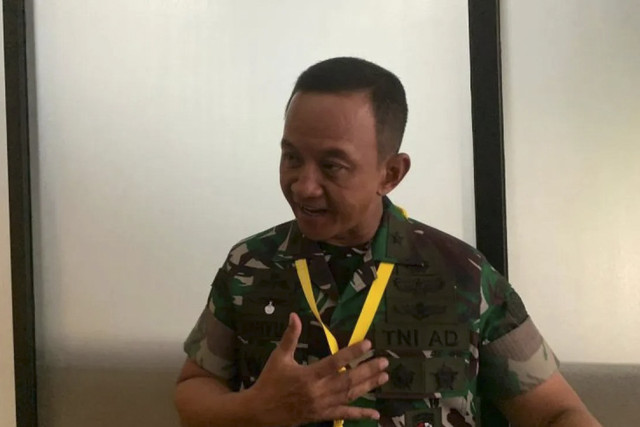 Kadispenad Birgjen TNI Wahyu Yudhayana. Foto: Walda Marison/ANTARA