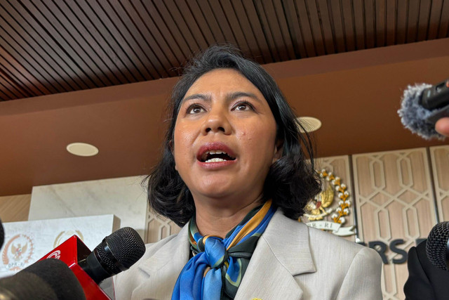 Wakil Ketua BKSAP Irine Yusiana Roba Putri di gedung DPR RI, Senayan, Jakarta Pusat pada Selasa (13/5/2025). Foto: Abid Raihan/kumparan