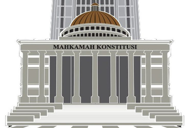 Gambar: Ilustrasi dari Gedung Mahkamah Konstitusi, Sumber Gambar: Dibuat Dengan Digital Pribadi
