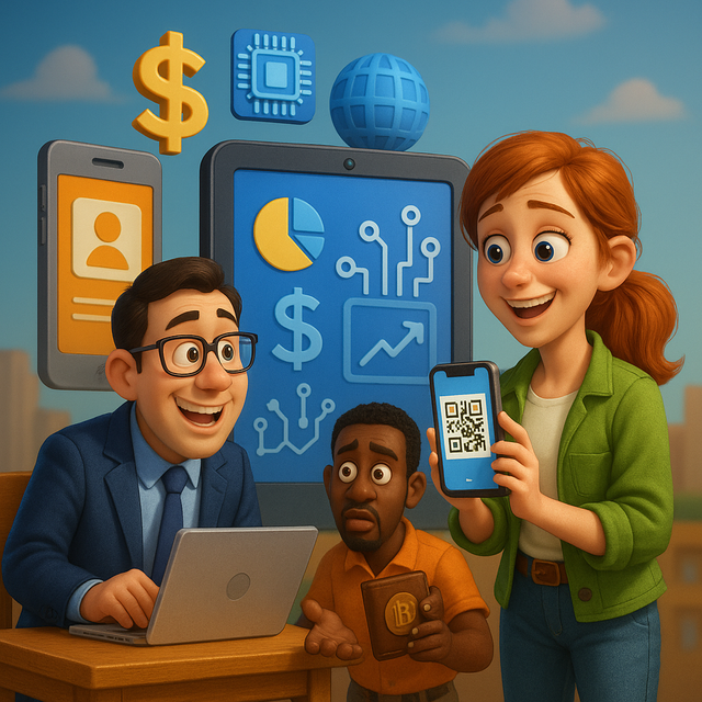 Keuangan Digital. Gambar dibuat dengan ChatGPT 4o