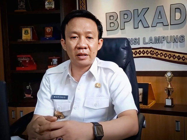 Kepala Badan Pengelola Keuangan dan Aset Daerah (BPKAD) Provinsi Lampung, Marindo Kurniawan | Foto : Ist