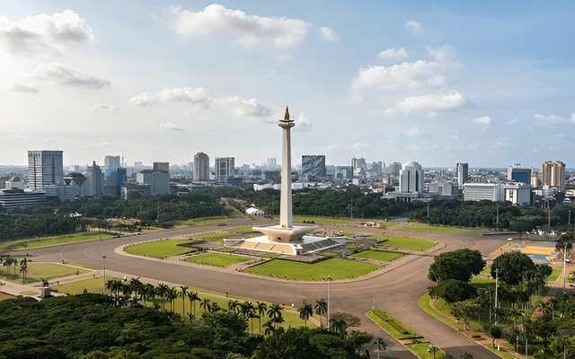 Ilustrasi Jakarta sebagai Pusat Perdagangan dan Bisnis Nasional. Foto: Aleksandr Medvedkov/Shutterstock