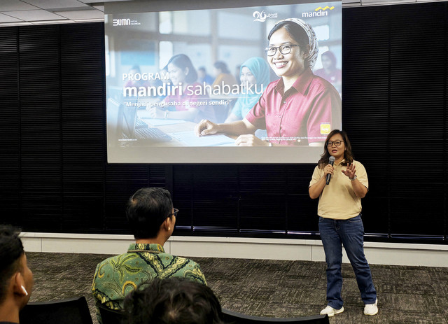 Bank Mandiri lewat program Mandiri Sahabatku dorong pekerja migran gelar pelatihan kewirausahaan dan literasi keuangan dengan tema ‘Menjadi Pengusaha di Negeri Sendiri’ di Tokyo, Jepang, Minggu (11/5). Foto: Dok. Bank Mandiri