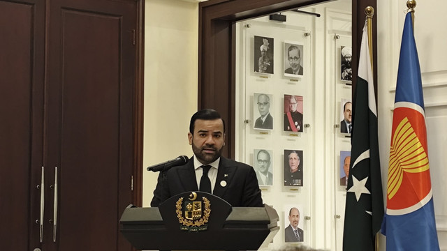 Menteri Hukum dan Keadilan Pakistan, Aqeel Malik di Kedubes Pakistan pada Kamis (15/5/2025). Foto: Rachmadi Rasyad/kumparan