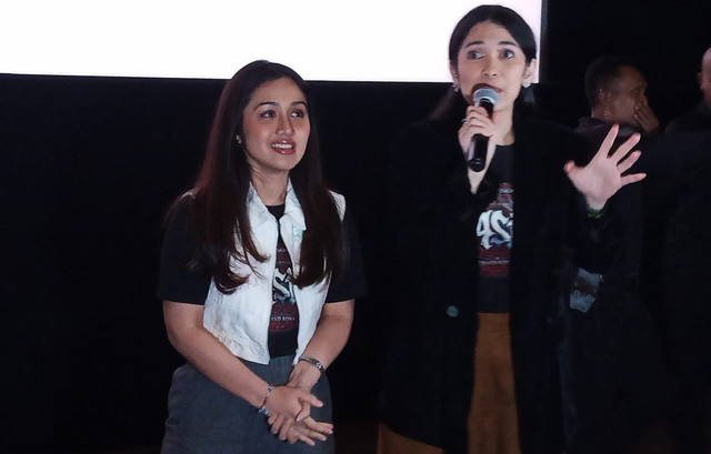 Artis Dinda Kanya Dewi (kanan). Foto: Masruroh/Basra