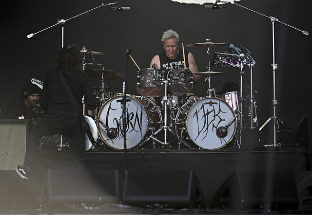 Drummer Foo Fighters Josh Freese. Foto: Oli Scarff/AFP