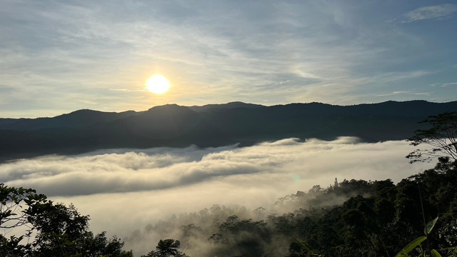 Matahari terbit sekali lagi di Citorek, Lebak, Banten