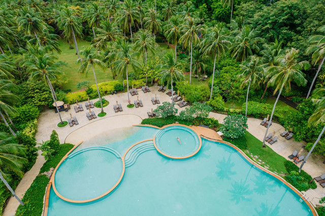 Hotel View Sawah di Ubud. Foto hanya ilustrasi, bukan tempat sebenarnya. Sumber: unsplash.com/Antonio Araujo.