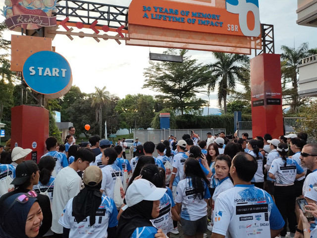 suasana SBR Walk, dilepas oleh Wakil Menteri Dalam Negeri : Bima Arya (Foto: Dok. Pribadi)