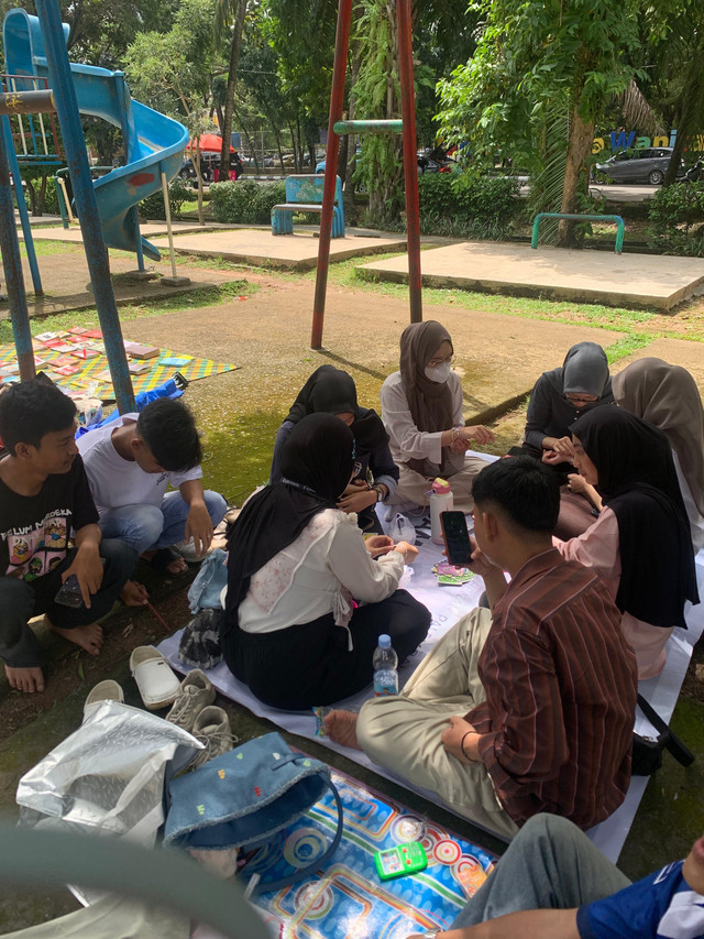 Suasana kegiatan beberapa komunitas di Taman TVRI Kota Palembang/ist.
