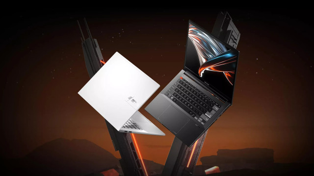 Laptop touchscreen Asus. Foto: Asus