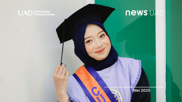 Intan Meifilindati, Wisudawan Terbaik FKIP Universitas Ahmad Dahlan (UAD) (Foto Intan)