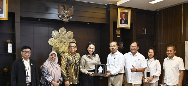 Wamen KP2MI Jajaki Potensi Peningkatan Kompetensi Pekerja Migran di PPSDM Migas. (Dok. Humas PPSDM Migas)