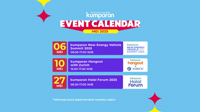 Event Calender kumparan bulan Mei 2025. Foto: kumparan
