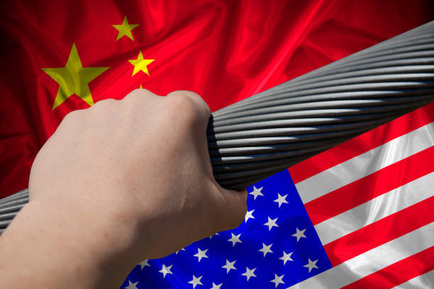 Ilustrasi persaingan kabel bawah laut antara Tiongkok dan Amerika Serikat (Sumber: iStock/Evgenii Mitroshin)