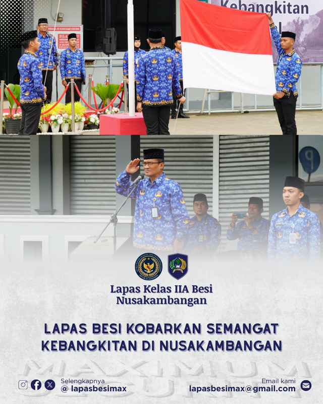Lapas Besi Kobarkan Semangat Kebangkitan di Nusakambangan