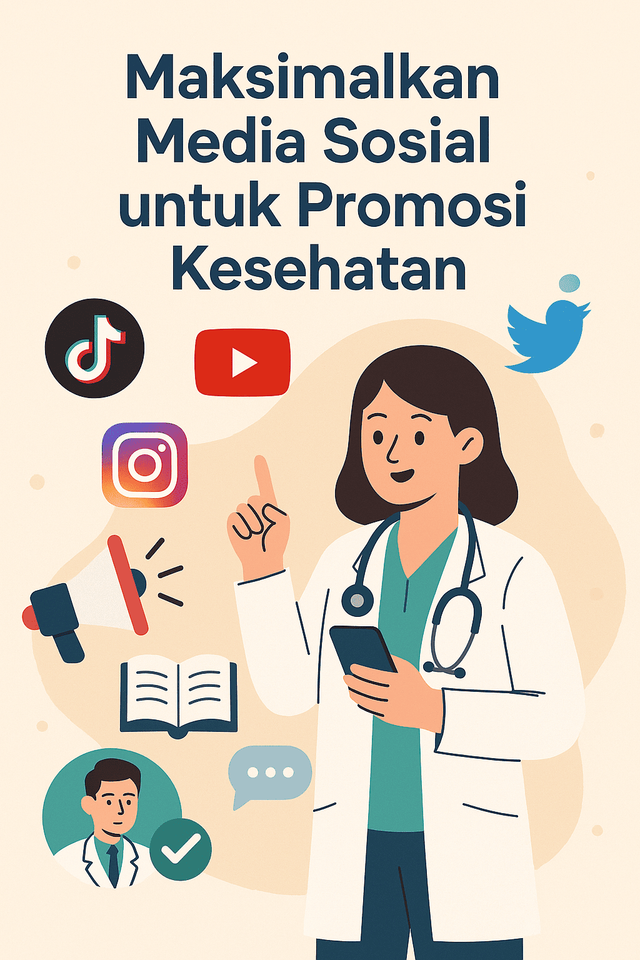Maksimalkan Media Sosial untuk Promosi Kesehatan (Sumber : Dokumen ilustrasi pribadi Maulafi Alhamdi Stivani)