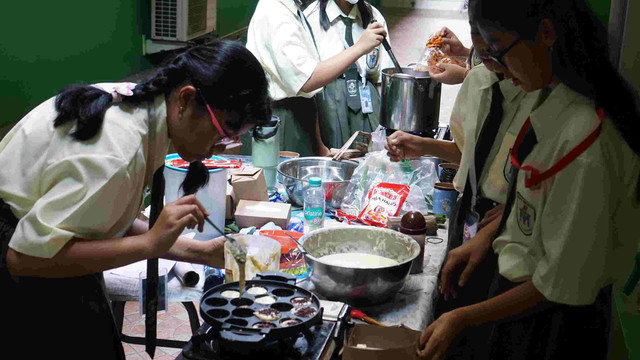 Kegiatan P5 Kearifan Lokal melatig life skill - Foto Dok. Pribadi