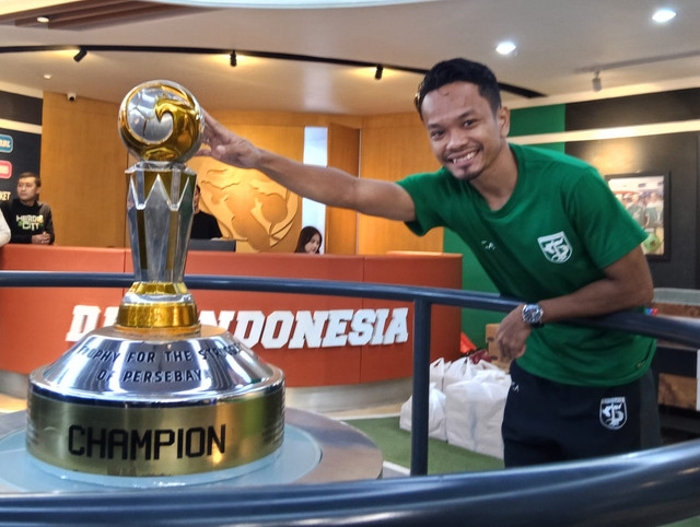 Pemain Persebaya Muhammad Hidayat. Foto: Masruroh/Basra