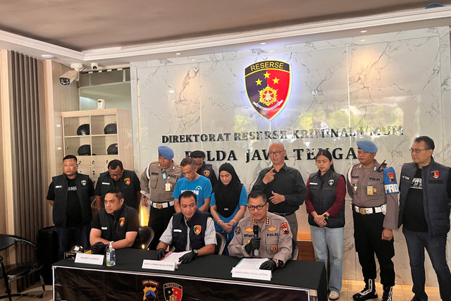Polda Jawa Tengah menangkap enam anggota organisasi masyarakat (ormas) atas dua kasus pidana di Kota Semarang dan Kabupaten Blora. Foto: Dok. Istimewa