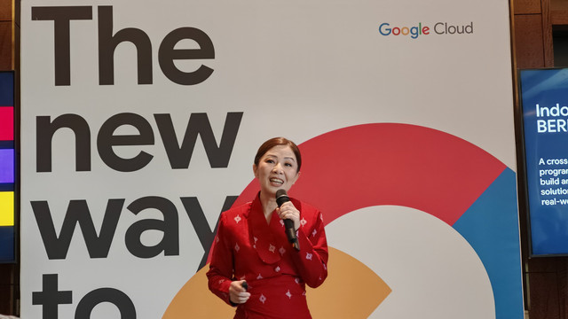 Fanly Tanto, Country Director Google Cloud Indonesia, di sela acara Google Cloud Summit Jakarta 2025 yang berlangsung di Ritz Carlton Pasific Place, Jakarta, Kamis (22/5). Foto: Muhammad Fikrie/kumparan