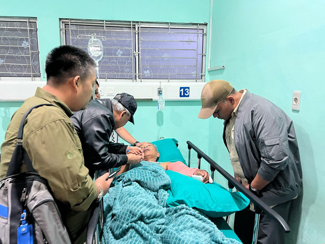 Jaksa dan ASN di Kejari Deli Serdang, Sumut, dibacok OTK, Sabtu (24/5). Foto: Dok Kejati Sumut
