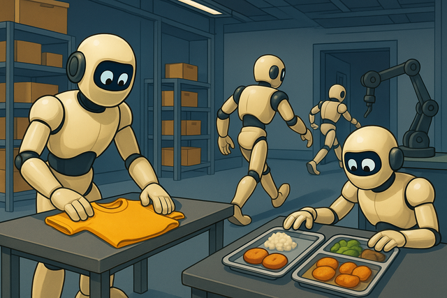 Robot Humanoid. Gambar dibuat dengan GPT 4o