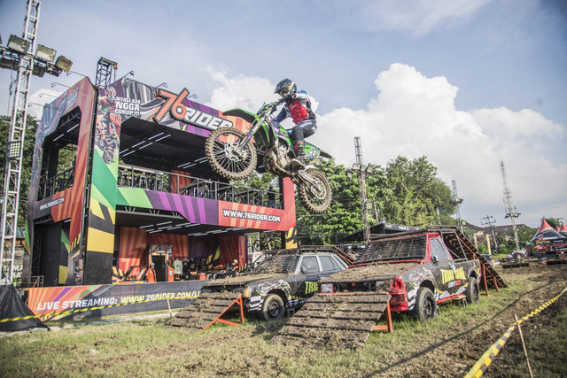 Trial Game Dirt 2025 berlangsung Jumat (23/5) hingga Sabtu (24/5) di Sirkuit Lapangan Garnisun, Semarang, Jawa Tengah. Foto: Dok. 76 Rider