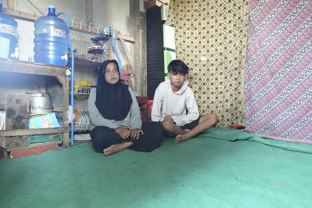 Rustini, salah satu orang tua calon siswa Sekolah Rakyat di Kelurahan Krandegan, Kecamatan Banjarnegara. Foto: Kemensos RI
