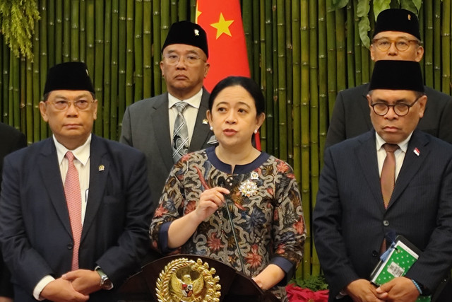 Ketua DPR RI Puan Maharani di Gedung DPR RI, Jakarta, Minggu (25/5/2025). Foto: Jonathan Devin/kumparan