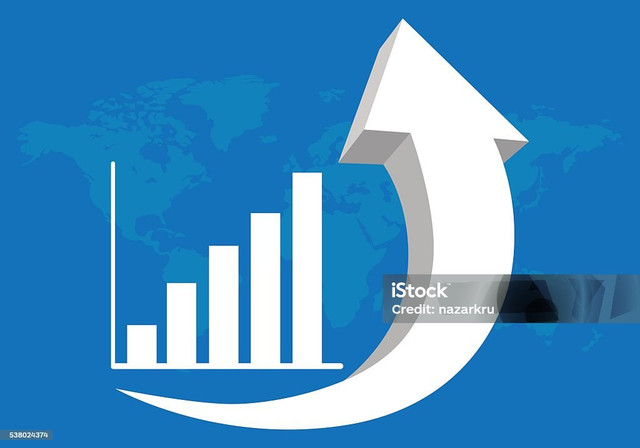 Ilustrasi Diagram Pertumbuhan Ekonomi Ilustrasi Stok (Sumber: https://media.istockphoto.com/id/538024374/id/vektor/diagram-pertumbuhan-ekonomi.jpg?s=1024x1024&w=is&k=20&c=1J74q7WRXoat1j8HCXNV-ZNkgiFc_AXd6YMqU-aZkOw= )