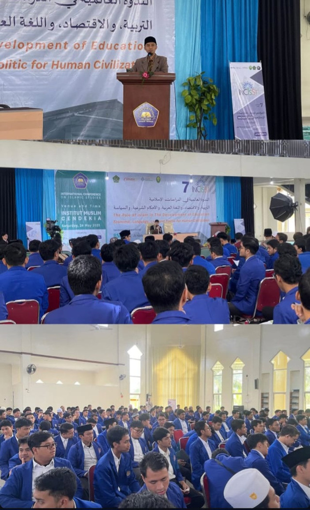 Suasana Seminar Internasional Studi Islam ke-7 Insitut Muslim Cendekia (Sumber Gambar: Panitia The 7th INCISST)